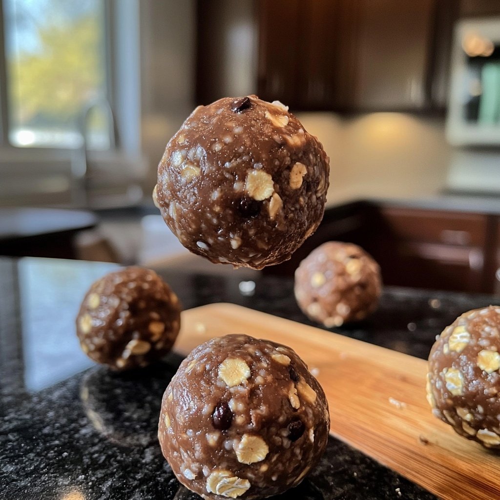 No-bake Chocolate Protein Balls