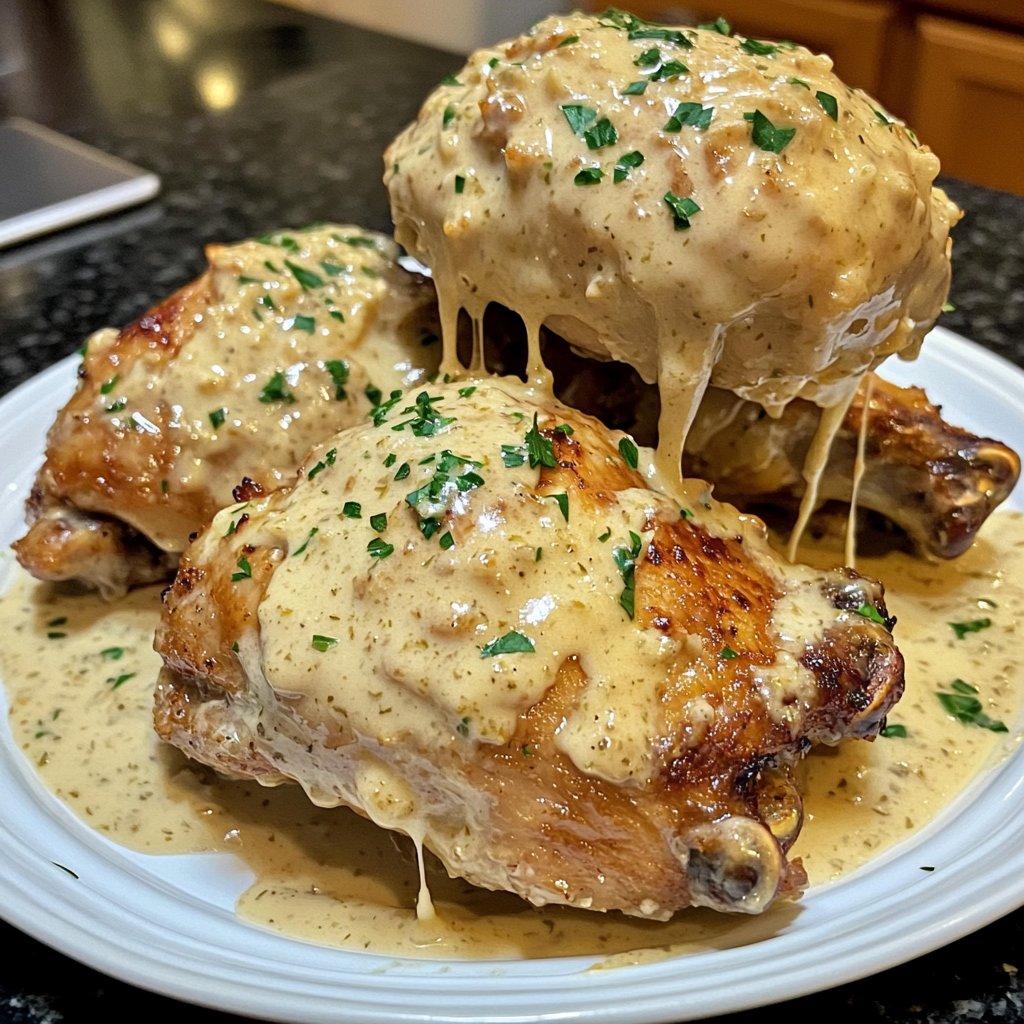 Easy Slow Cooker Garlic Parmesan Chicken