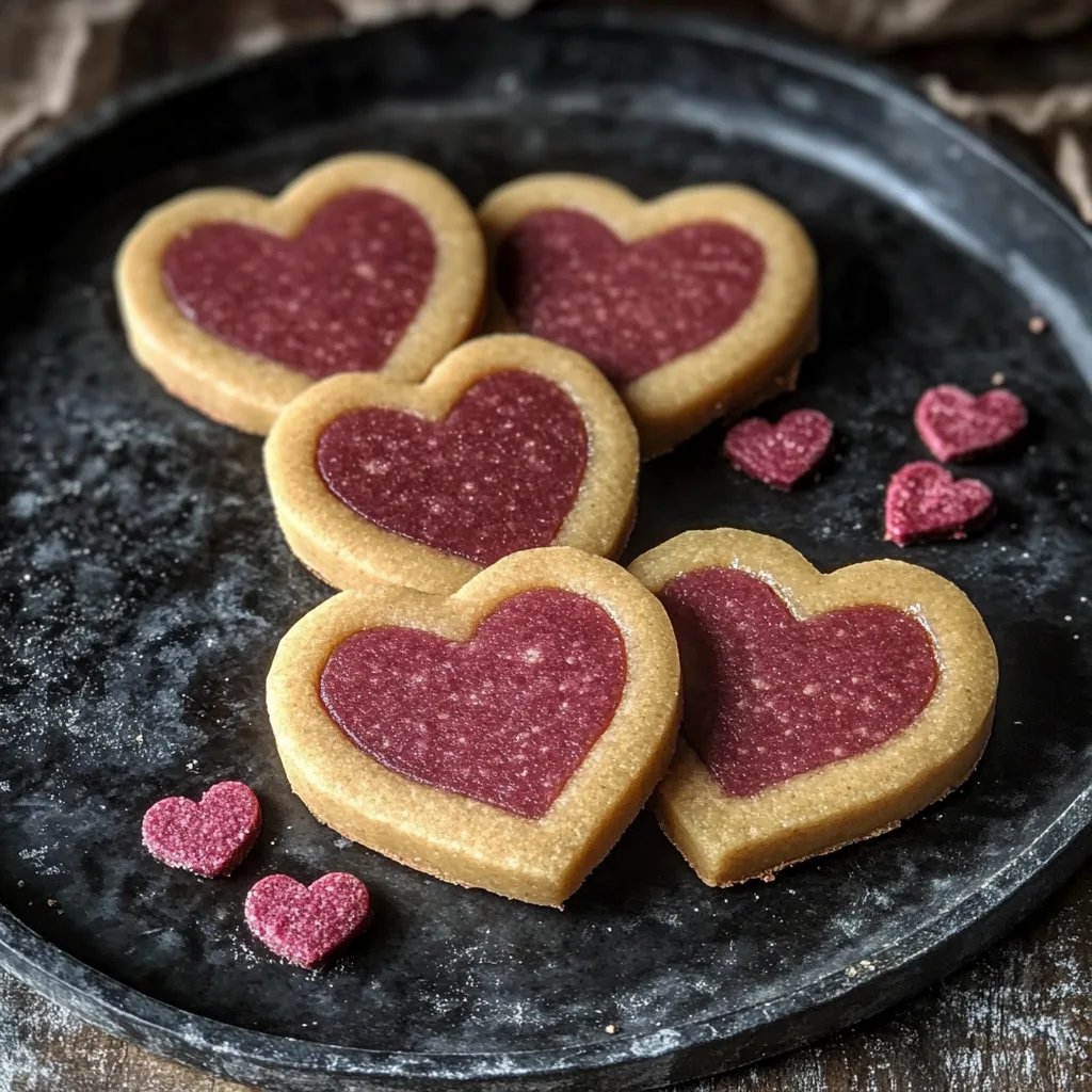 Slice and Bake Heart Cookies