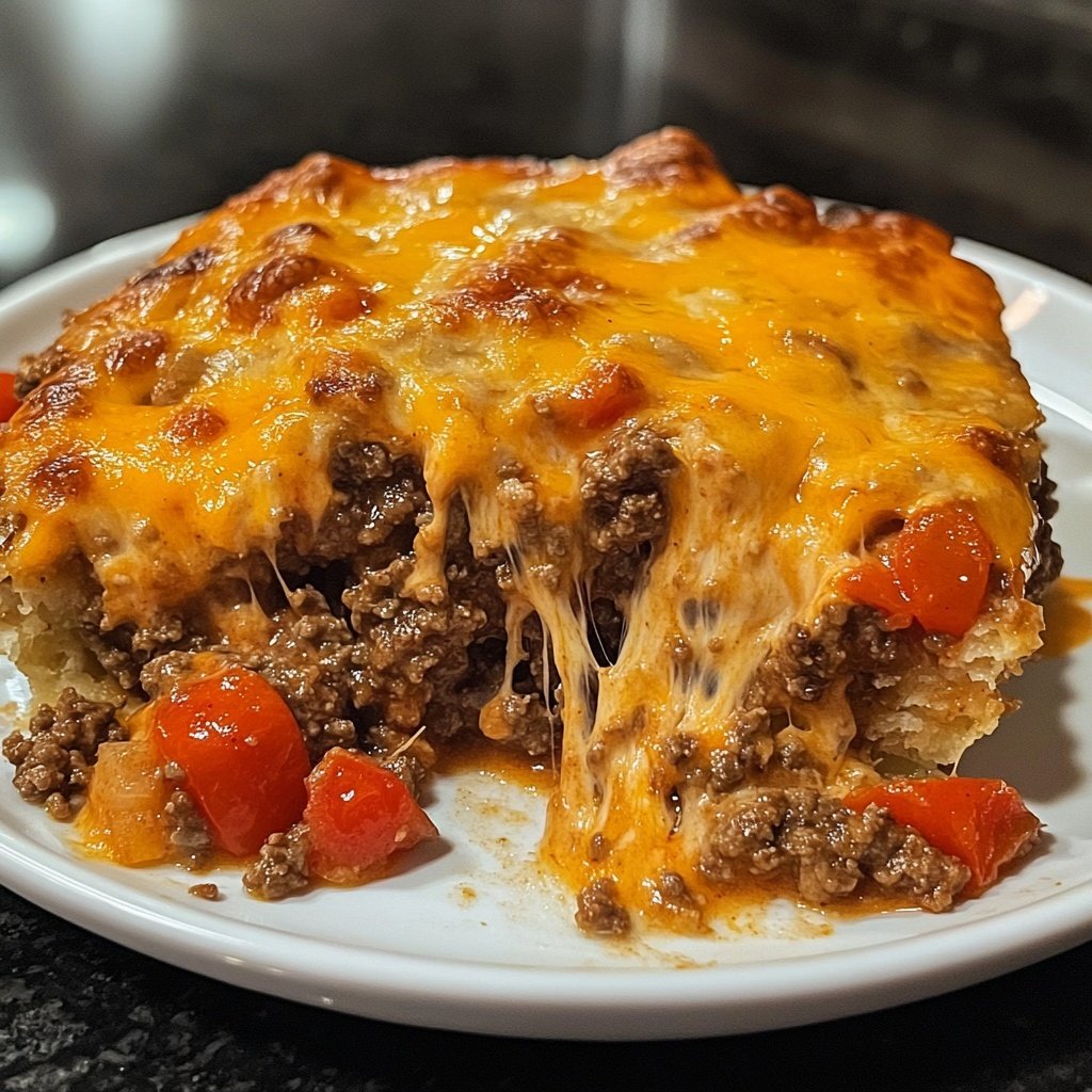 Ground Beef Skillet Cheesy
