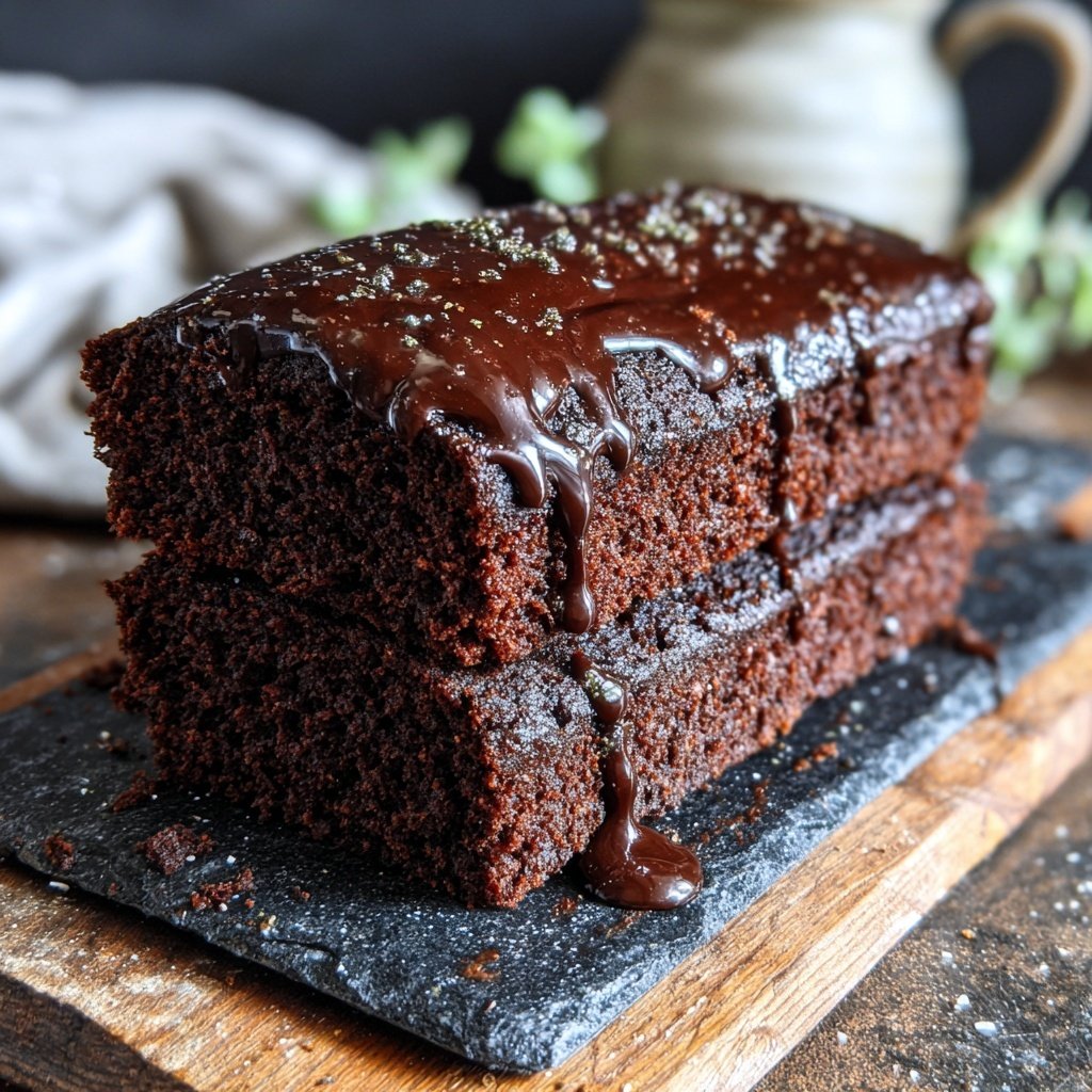 Chocolate Zucchini Snack Cake