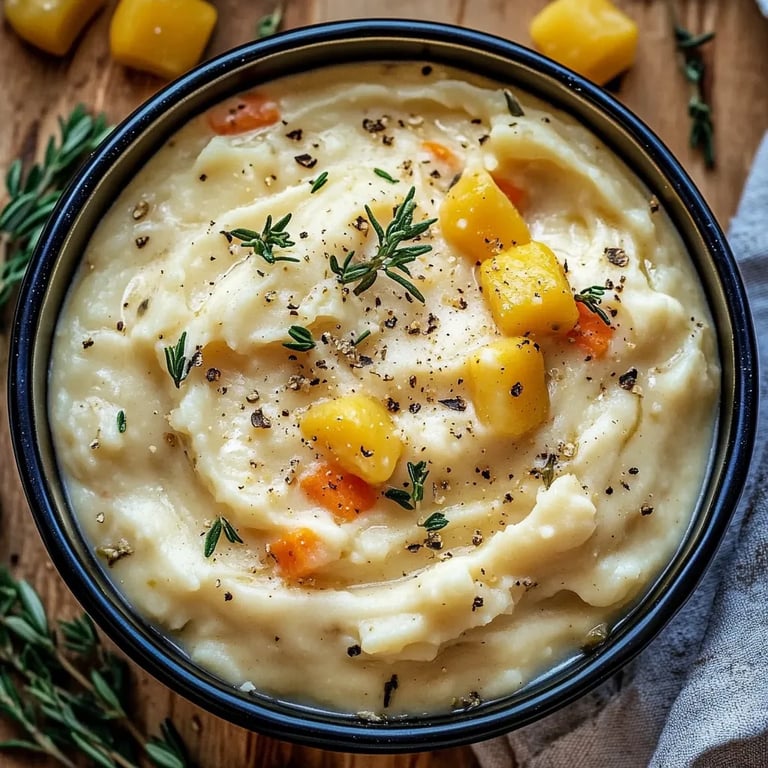 Best Rosemary Garlic Mashed Potatoes