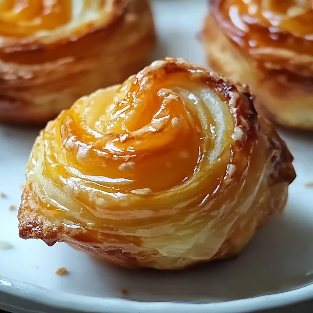 Irresistible Peach Pie Cruffins