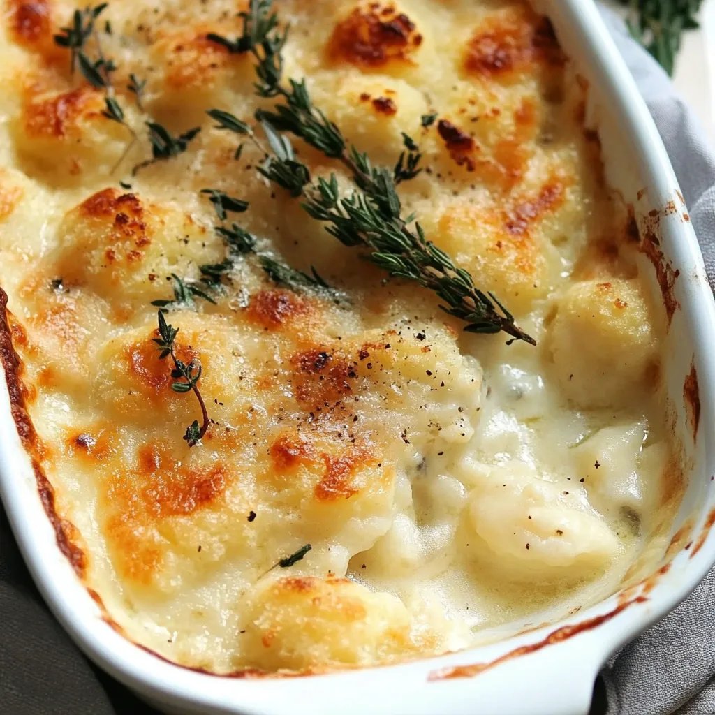Creamy Cauliflower Gratin