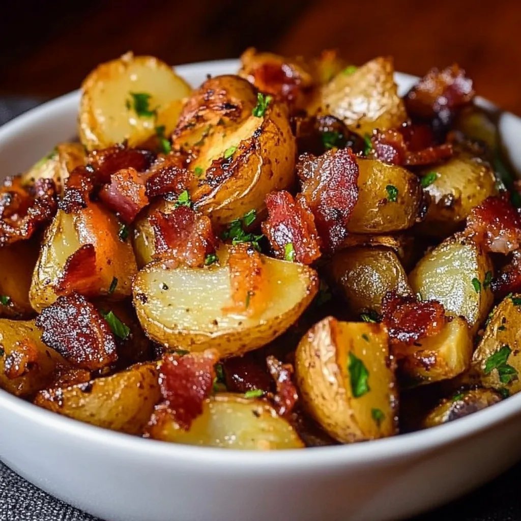Honey Bacon Roasted Potatoes