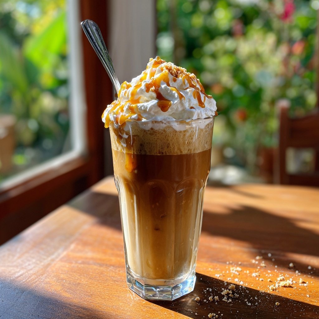 Vanilla Iced Blended Coffee