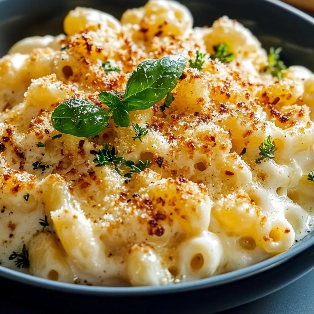 Garlic Parmesan Mac Cheese