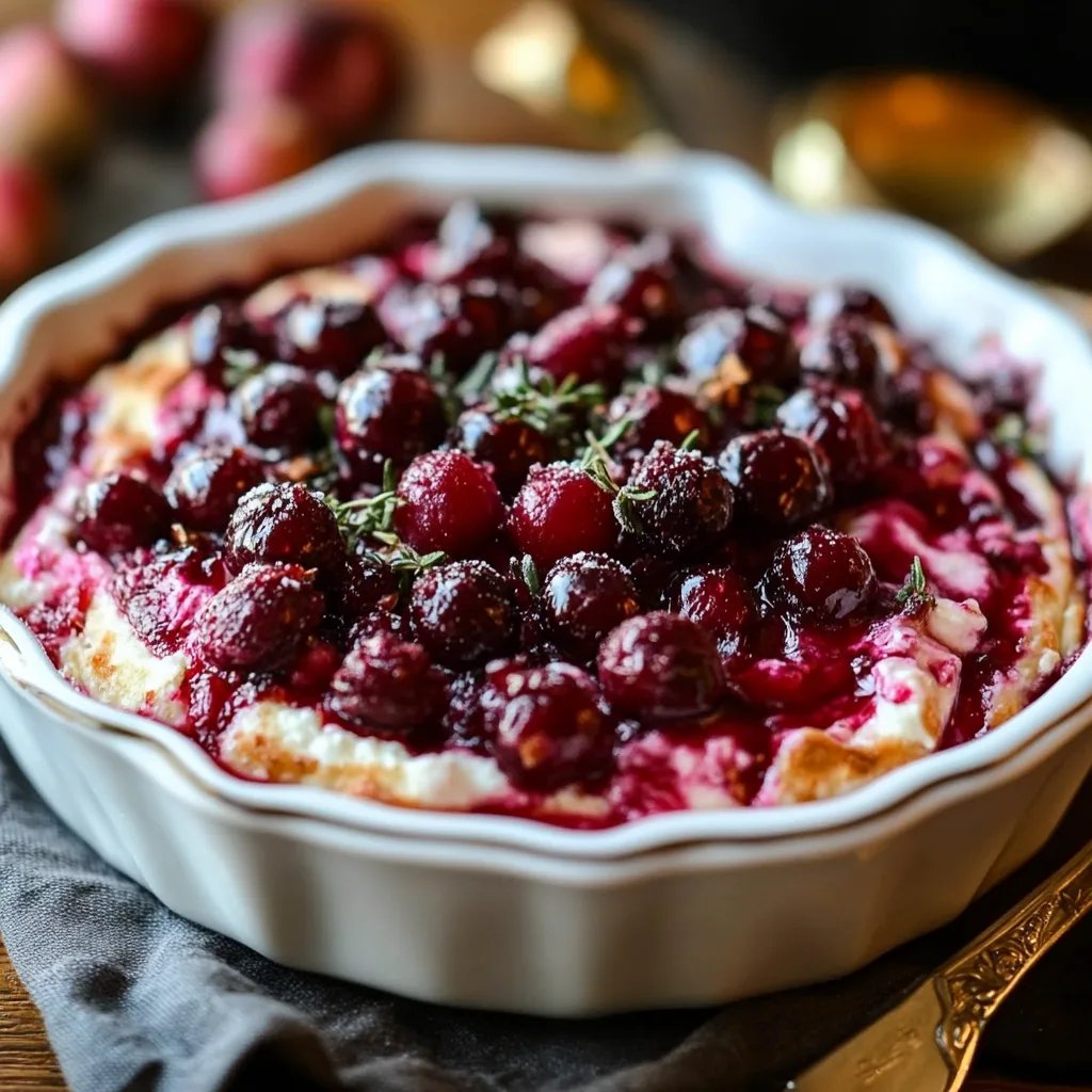 Baked Cranberry Cream Cheese Dip