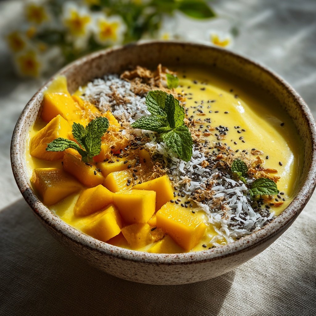 Tropical Mango Smoothie Bowl