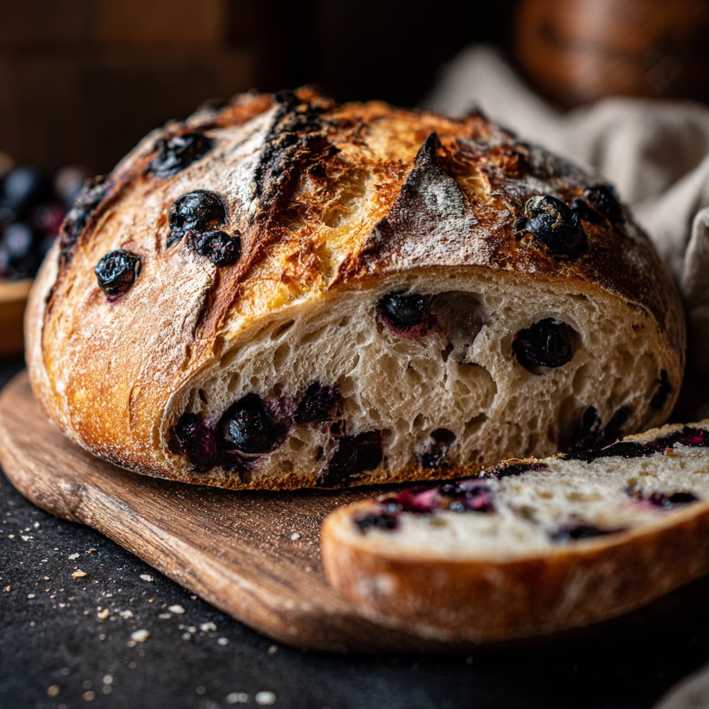 Lemon Blueberry Sourdough Bread Easy Method