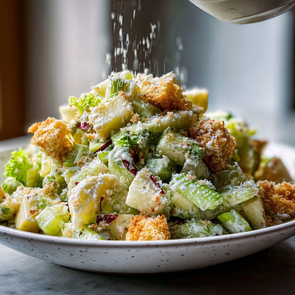Creamy Celery Salad With Apples