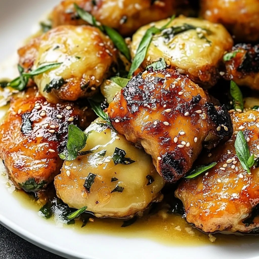 Air Fryer Korean Soy Garlic Chicken Thighs